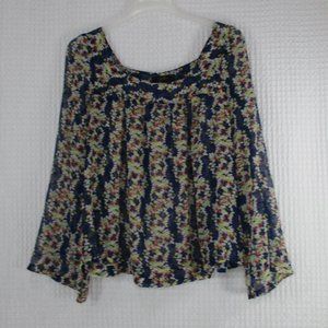 JESSICA SIMPSON FLORAL CROP TOP SIZE LARGE